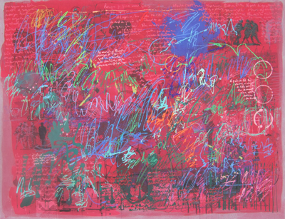 calligraphies, 89x116cm