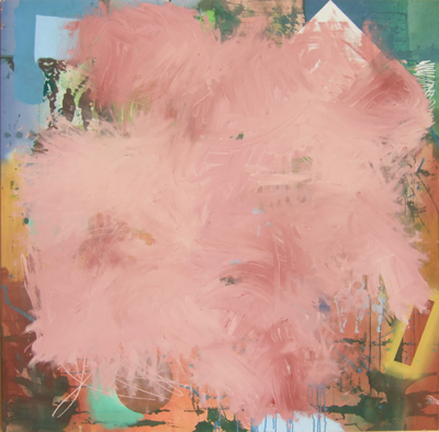surgissement, 120x120cm